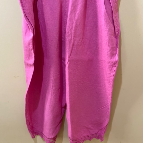 100% Linen Size 26W PINK (Barbie) pants: Uniform by John Paul Richard - Picture 4 of 10